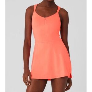Alo yoga alosoft showcase dress in candy orange
